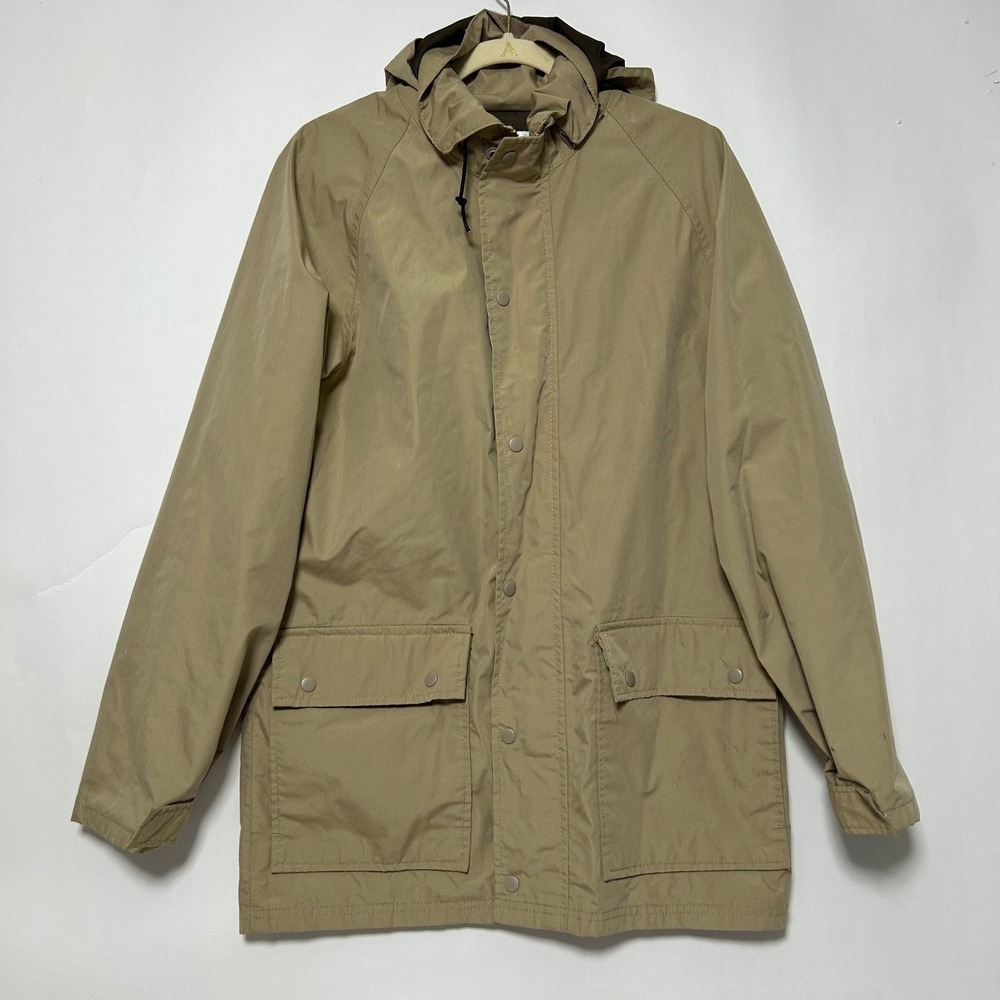 Vintage ORVIS GORE-TEX Hooded Jacket Tan Men XXS Women SUtility Tan‎ Gorp Core